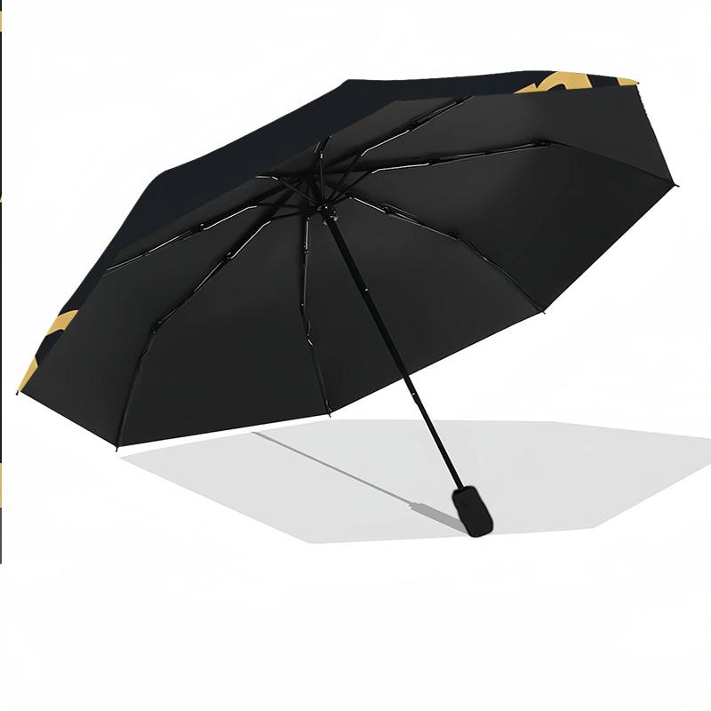 Leeds United Automatic 3‑Fold Umbrella 8‑Rib Windproof Folding Umbrella Sun Rain Protection For Outdoor Travel Daily Use