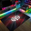 Mainz FC Design Crystal Velvet Carpet Cozy Non?Slip Printed Rug For Bedroom Living Room Entrance