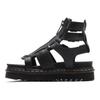 Dr. Martens Olson Sandales de Sport Minimalistes à Cage à Semelle Épaisse Sandales pour Femmes Noir 26561001