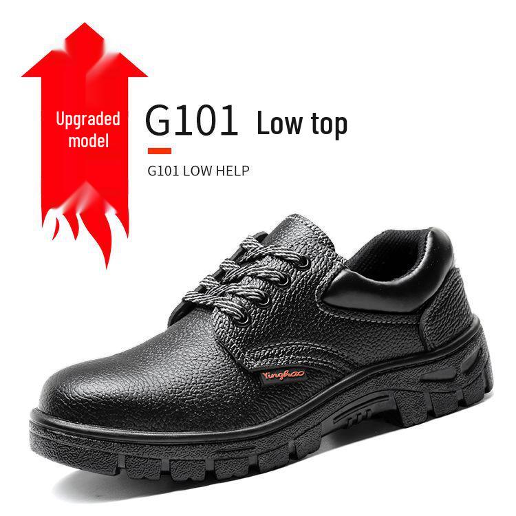 Men's Wear-Resistant Safety Work Shoes - Anti-Smash & Anti-Puncture Rubber Sole