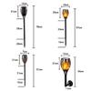 Waterproof Solar Outdoor Flame Light for Lawn, Courtyard, and Street