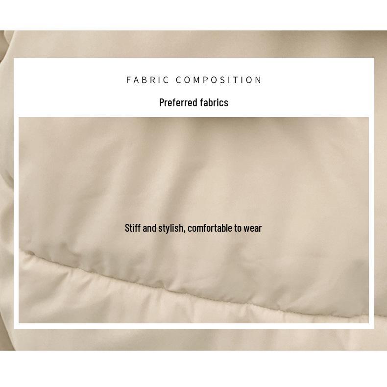 Koreansk Mote Dame Løs Dun Bomullskåpe 2025: Stilig, Varm Yttertøy