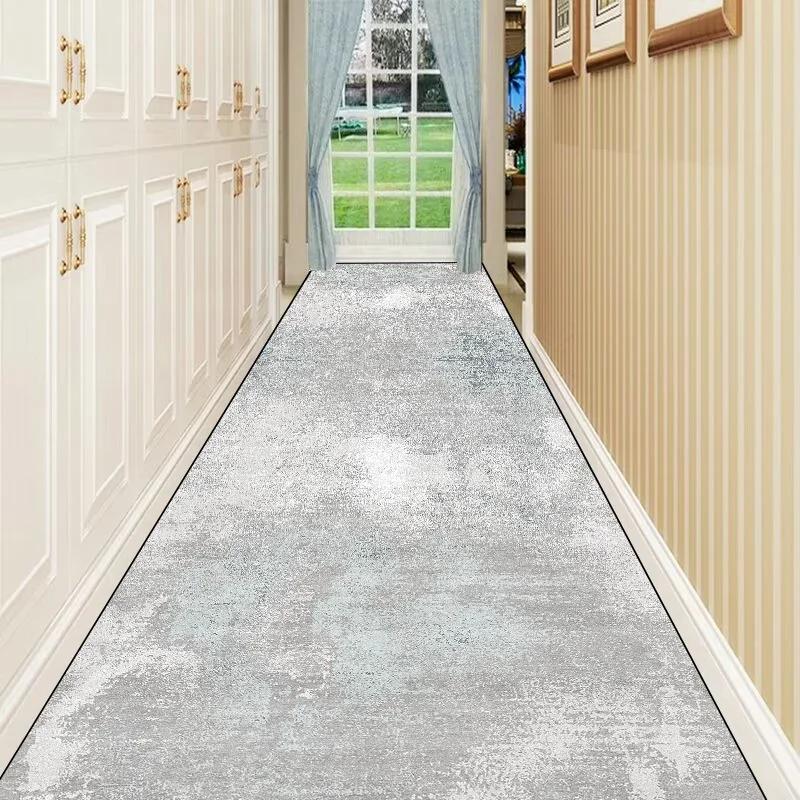 Nordic Abstract Villa Long Corridor Carpet Runner Hall Passageway Home Large Rug Stairway Comfortable Durable Washable Floor Mat