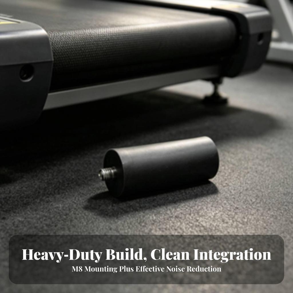 Treadmill Pad with M8 Threaded Stud Shock-Absorbing Long-Lasting