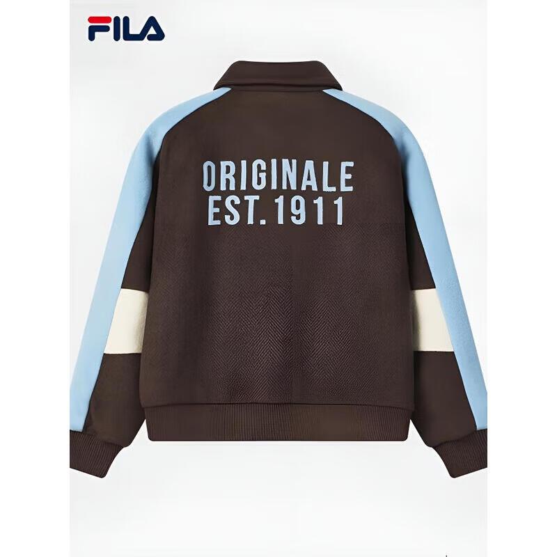 Fila Women's Yang Mi Co-branded Colorblock Woolen Jacket