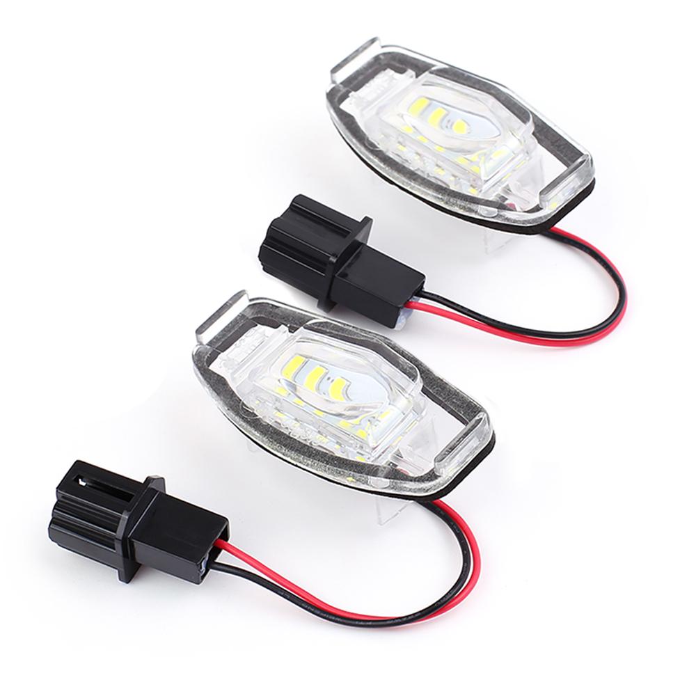 2 Pcs No Error Car License Number Plate Light Lamp For Honda Civic Sedan Pilot Accord Sedan Odyssey Acura MDX RL TL TSX RDX