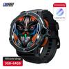 LOKMAT APPLLP 6 Pro Smart Watch with SIM, Wifi 4G Android 3G+64G Dual Camera Face Recognition GPS SOS One-Click Call Smartwatch