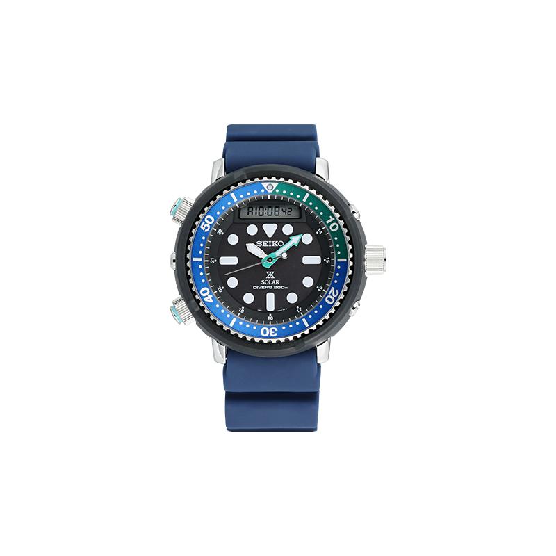 

SEIKO PROSPEX Series Tropical Lagoon Special Edition 200 Meters Waterproof Sports Diving Watch Solar Movement Silicone Strap Men s Watch Blac SNJ039P1
