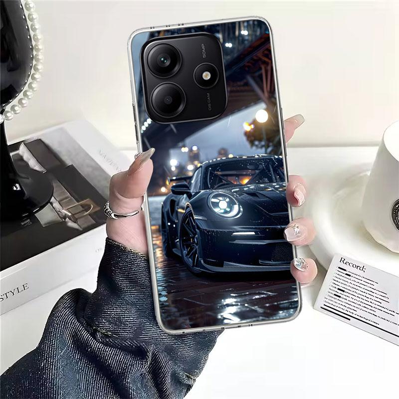 Cool Male Men Sports Cars Soft Phone Case For Xiaomi Redmi Note 15 14 14S 13 12 Pro Plus 12S 11 11S 11E 10 10S 11T 5G Fundas Coq