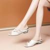 Women's Summer Open Toe Fish Mouth Flat Sandals - Comfortable Versatile Low Heel Slides