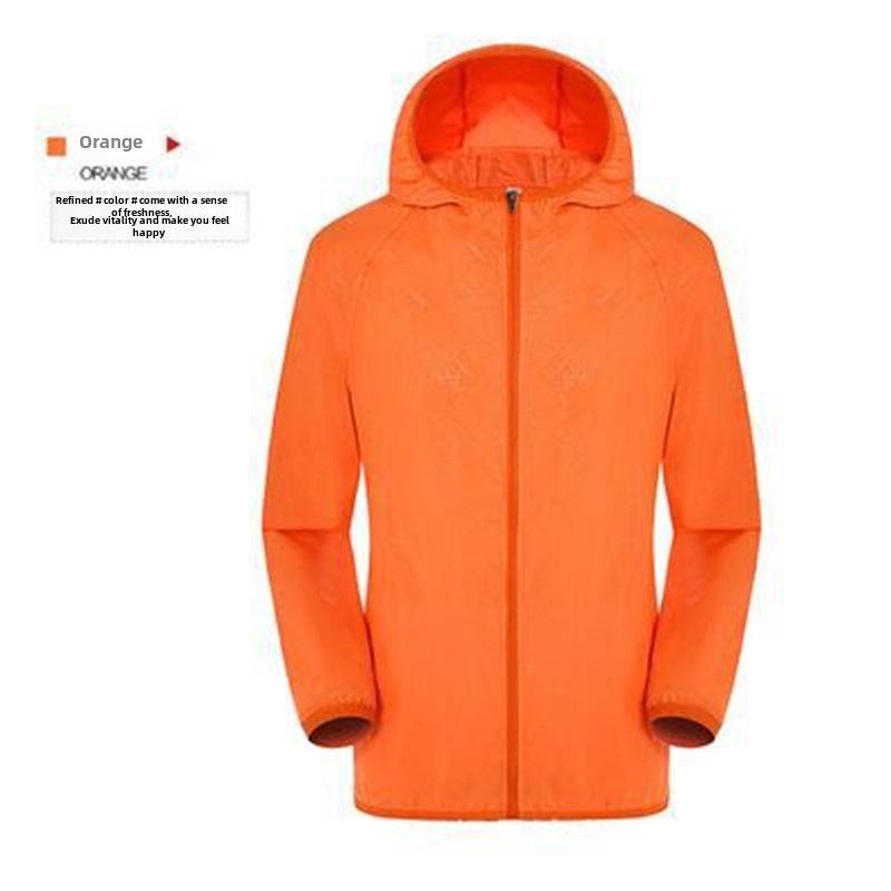 Unisex Summer Hooded Sun Protection Jacket