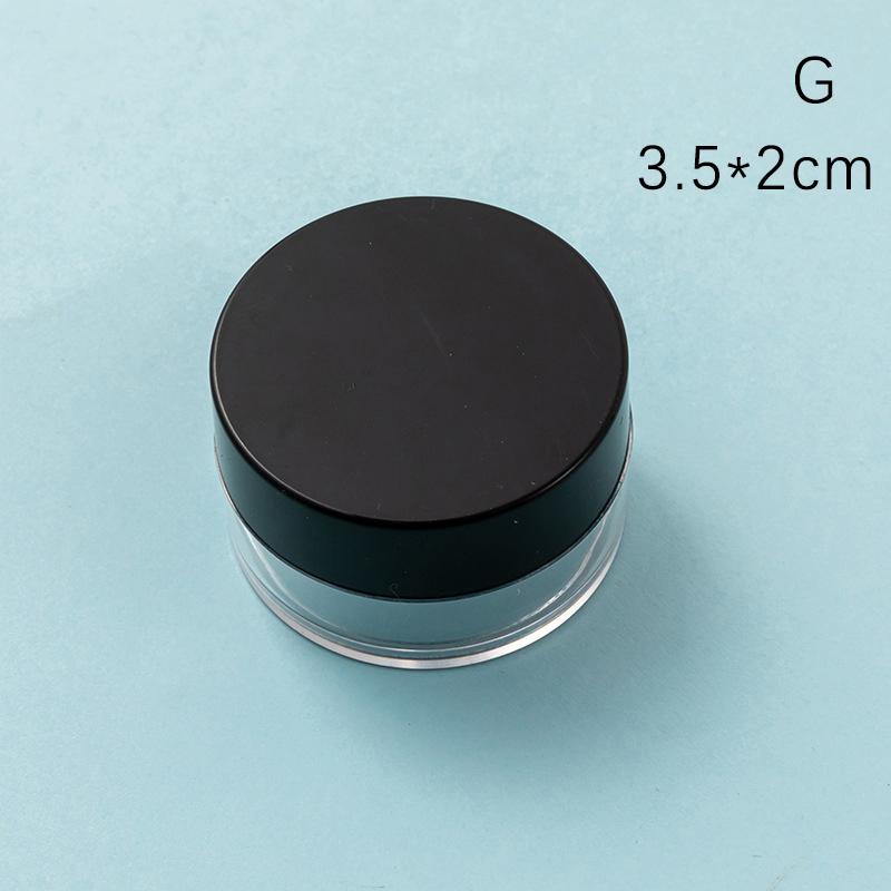 

30 г/50 г пластиковая банка для рассыпчатой пудры с ситечком пустая косметическая емкость крышка компактная портативная коробка для рассыпчатой пудры