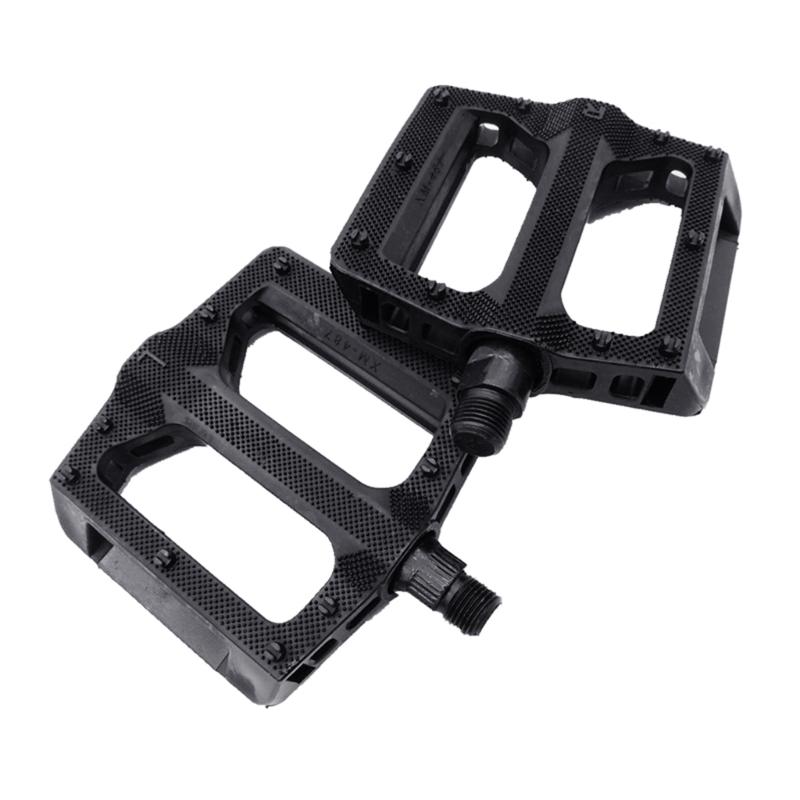 Plastic Wide Pedal Light Weight Hollow Nonslip Bicycles Pedals Cycling Platform Pedals for Road Bike Cycling Accessories
