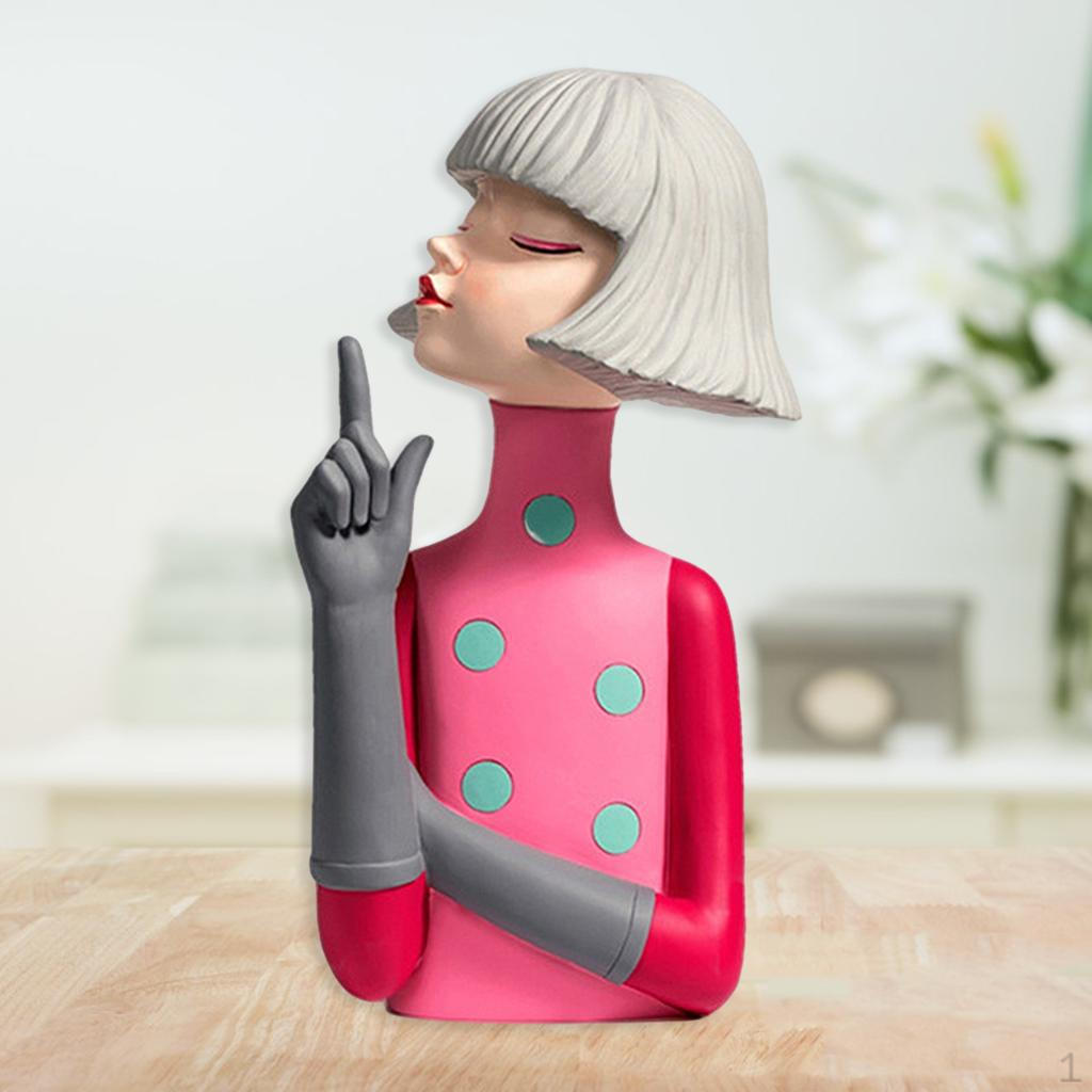

Resin Figurines Statue indoor and outdoor Decoration Ornaments Gifts Desktop Sculpture Decor 15x17x31.7cm