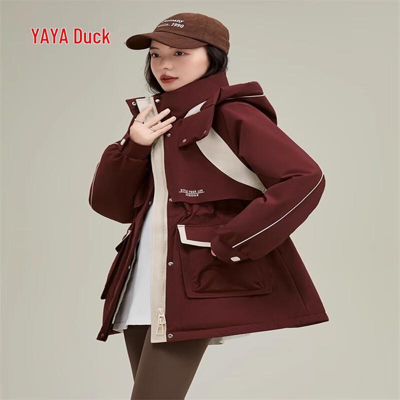 

YAYA Women s Mid-Length Down Jacket YE4B616215L S