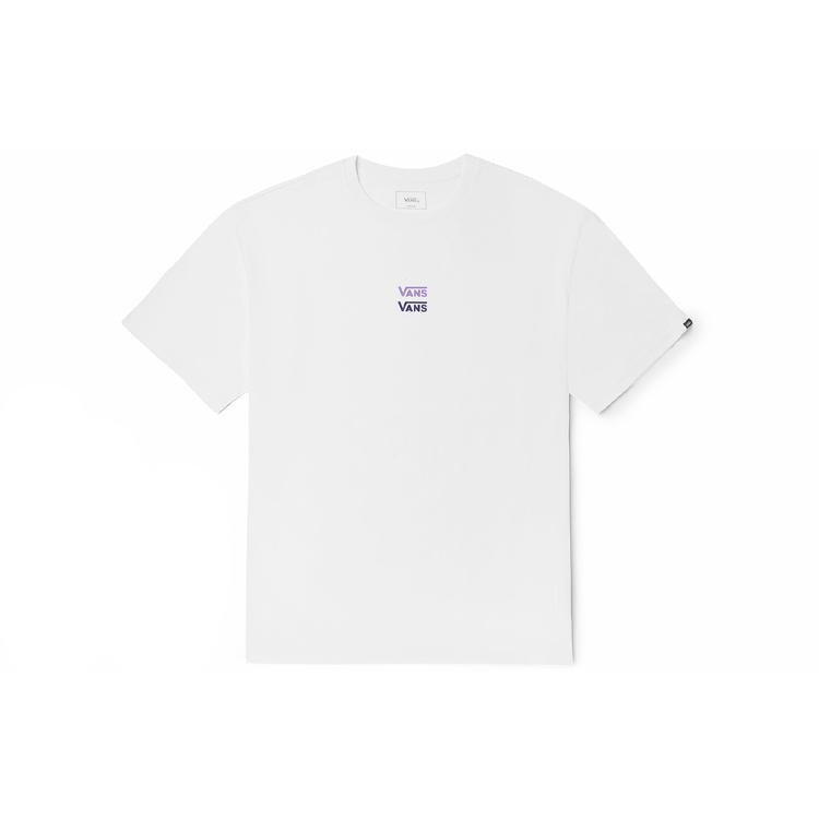 Vans OVERSIZE T Shirts Unisex White Crew Neck Moderate Straight Fit VN0A5H73WHT