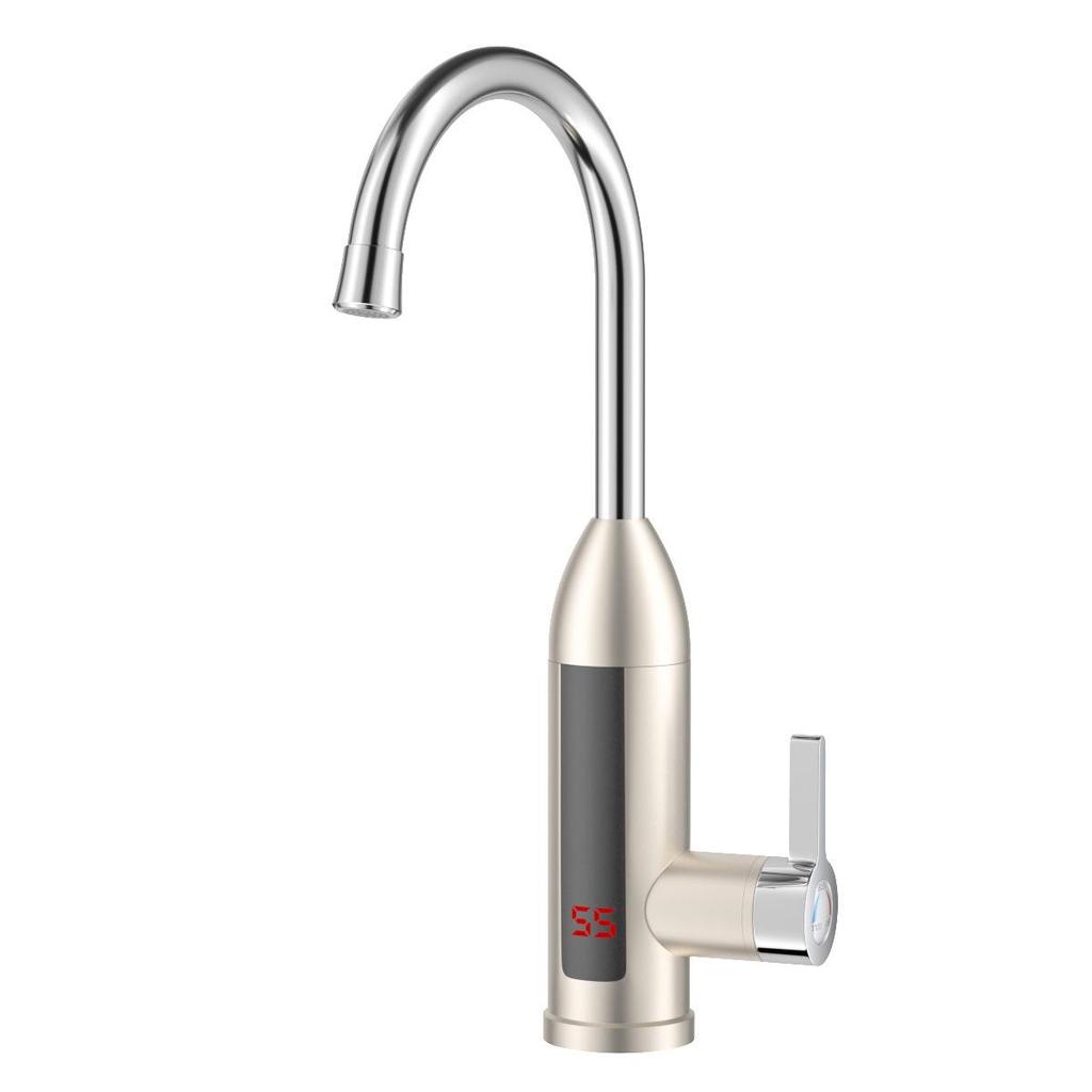 Stainless Steel Instant Hot & Cold Electric Kitchen Faucet
