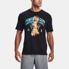 Under Armour Cotton Print T-Shirt Men Tops Black 1362006-001