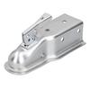 2in Trailer Hitch Ball Coupler Lock 3in Channel 5000Lbs/2268kg Zinc Plated Die‑Cast Steel High Secur