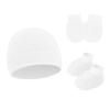 Pure Cotton Newborn Baby Hat Mittens And Booties Set, Spring Infant Cap Gloves Foot Covers For Daily Wear, Home Travel And Cute Style