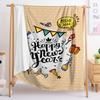 Digital Print Blessing Flannel Blanket Wish Crystal Fleece Cover Happy Blanket
