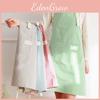 Striped Linen Cotton Apron Household Tasks Breathable Kitchens Apron Dining
