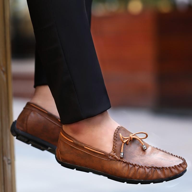 Men's Loafers Casual Leather Shoes Business Shoes Male 2024 Fashion