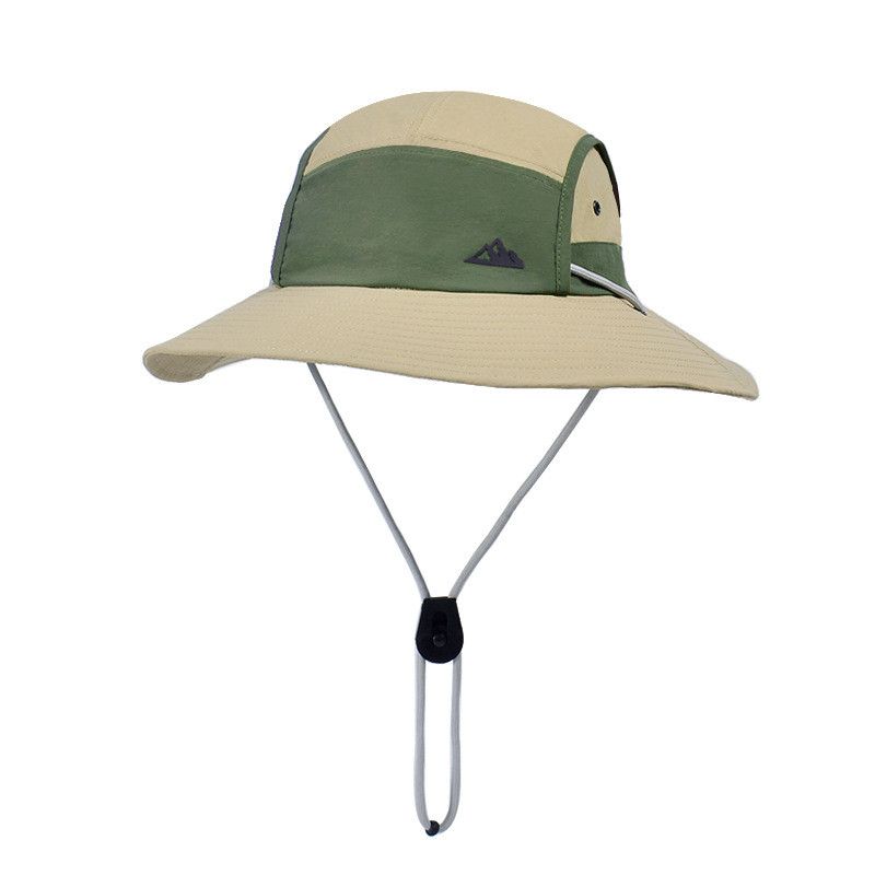 

New Arrival Summer Big Brim Bucket Hat Quick-Drying Waterproof Hiking Outdoor Men s and Women s Sun Hats Cycling Sun Protection Sun Hat 9262-Khakis [Quick-drying Waterproof]]