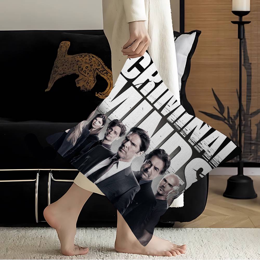 Criminal M-Minds Cushion Cover Inches Farmhouse Decor Home Throw Pillow Covers For Couch Decorations