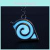 Naruto Luminous Necklace With Liuli Geometric Pendant For Fans And Giftgiving