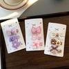 Adorable Bear Hair Clips & Bow Hairpins for Women: Cute Animal Cartoon Accessories