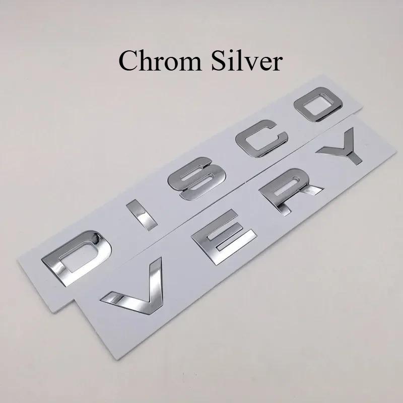 Per Discovery Sports Emblema Discovery 4 3 5 2 TD5 Accessori ABS 3D Cromo Lettere Auto Cofano Anteriore Logo Distintivo