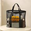 Large Capacity Hand-held  Nylon Mesh Beach Supplies Storage Bag for Women Mother Vacation Use Bolsa Impermeable Waterproof Pouch