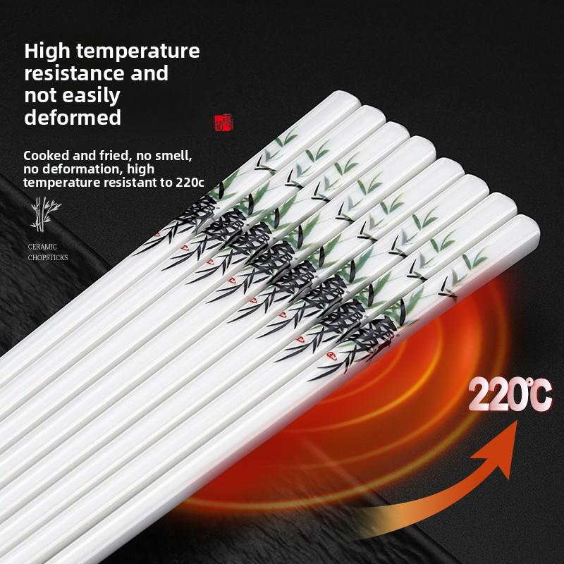 High End New Antibacterial, Mildew Proof, Anti Slip Chopsticks for Household Use, Heat-resistant Household Chopsticks