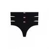 Womens/Ladies Heritage Logo Thong (Pack of 3)