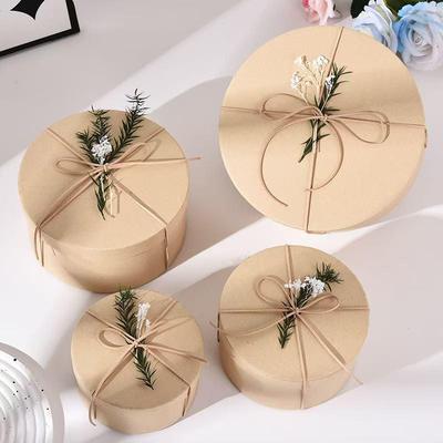 Handmade Kraft Paper Box for Candy, BJD Dolls, Gifts, and Desserts
