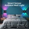 Smart Sensing Induction Wall Lamp USB Charging Rechargeable Wall Light  Bedroom