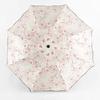 Lightweight Hibiscus Printed Umbrella anti-UV Protection Brolly  Wind-resistant
