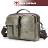 BULLCAPTAIN New Genuine Leather Men Crossbody Bag Male Briefcase Messenger Bag Casual Business Briefcase Style Men Shoulder Bag