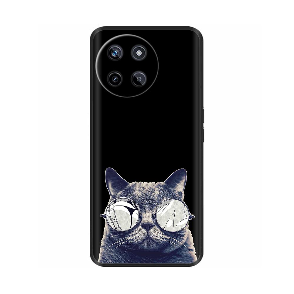 For Realme 11 4G Case Global Luxury Painted Cover for Realme 11 4G 6.4'' Shockproof Shell for Realme11 4G Soft Cases Capas Coque