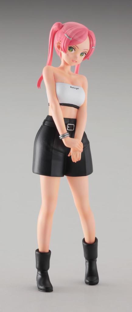 Hasegawa Egg Girls Collection Rio Asaka Unpainted Resin Kit SP612 1/12 No.45 (Casual Clothes) (People)