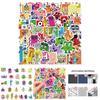 50pcs Adhesive Waterproof Reusable Stickers Decorate Cases More!