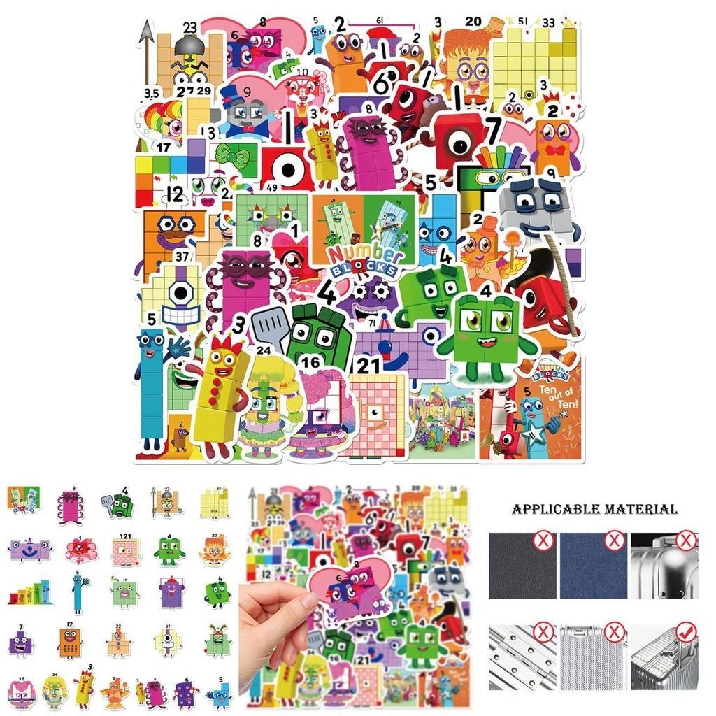 50pcs Adhesive Waterproof Reusable Stickers Decorate Cases More!