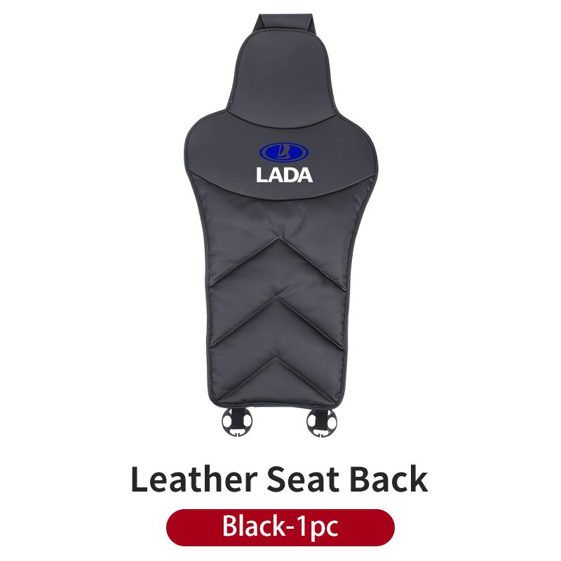 AWG1 Car Seat Cover Front Rear Seat Leather Cushion Pad Protective Mat For Lada 2110 2114 Largus 2112 110 2105 2107 2106 Vesta Niva