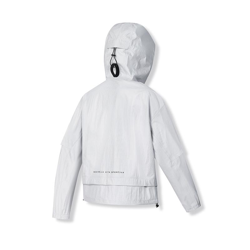 New FILA Jacket Women's Shimmery Silver A11W431704FSV