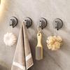 Suction Cup Hooks No Drill Hanger Non-Damaging Suction Cup Hooks with 15lbs Capacity for Coat Closet Kitchen Cabinet Wall Door