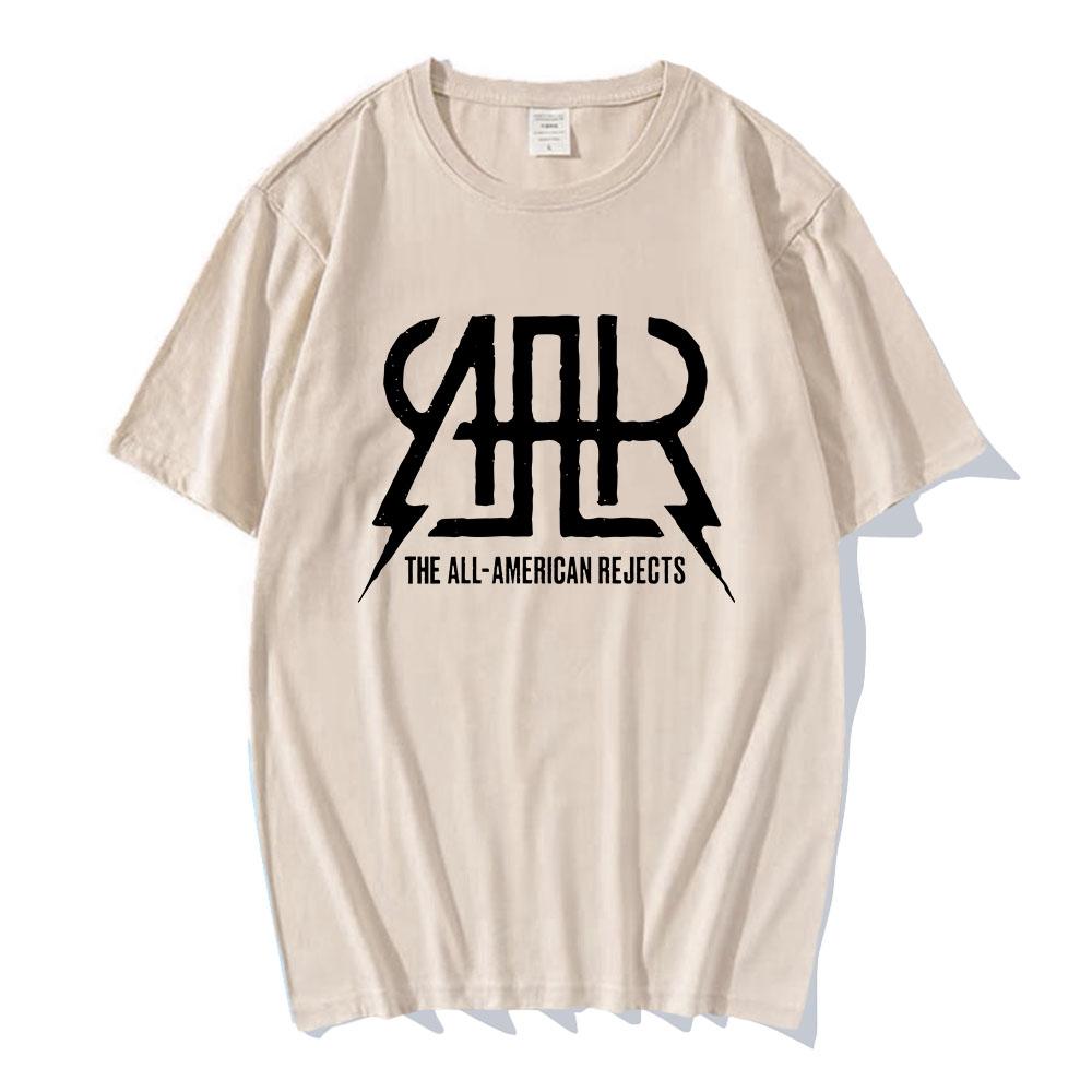 The All-American Rejects Logo Print T-shirt Cotton Short Sleeve Men/Women Tshirts Streetwear Street Style Graphic T Shirt