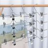 Skirt Hangers 4 Tier Pants Hangers Space Saving Hangers Closet Organizer For Skirt Pants Jeans Scarf Clothes Organizer & Storage