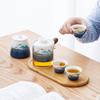 Portable Travel Tea Set for Company Annual Meeting, Quick Tea Cup Small Set, Outdoor and Home Use Kung Fu Tea Cup Teapot Gift