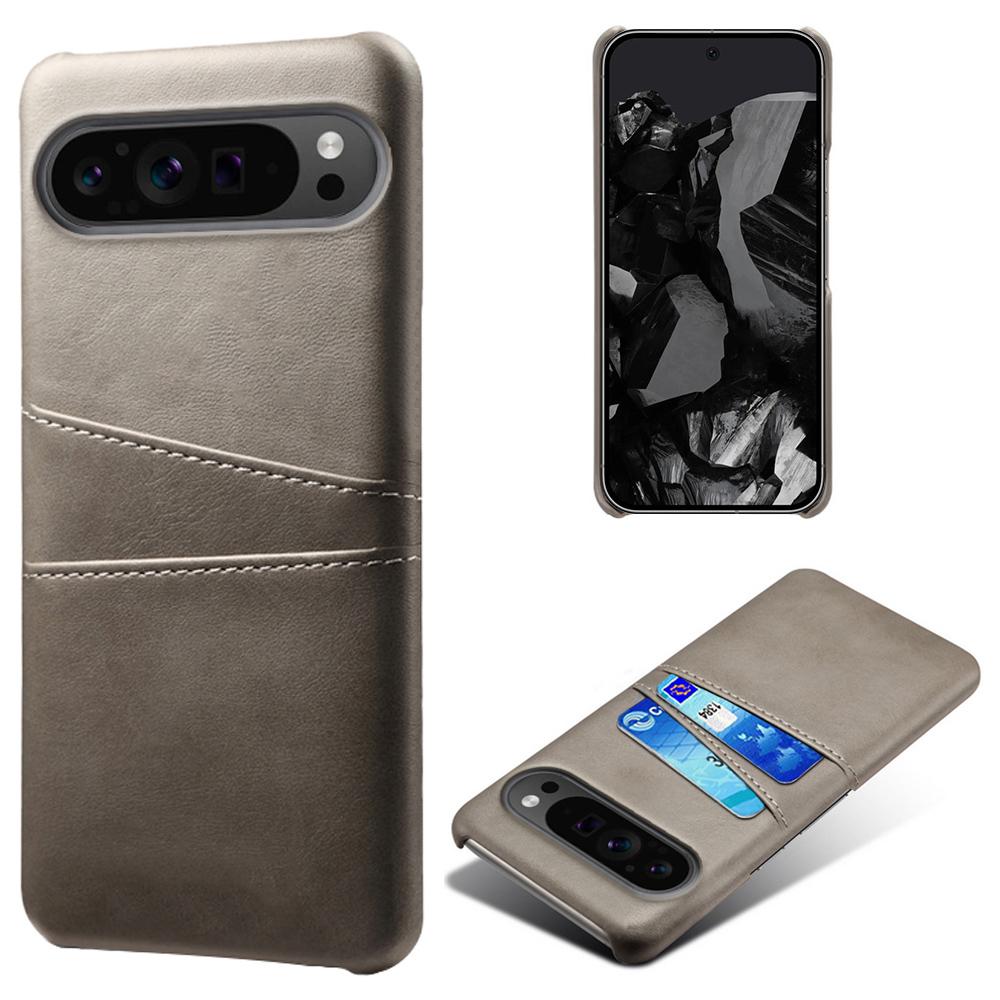 For Google Pixel 9 Pro XL Shockproof Case Hard PC Card Holder Back Phone Cover